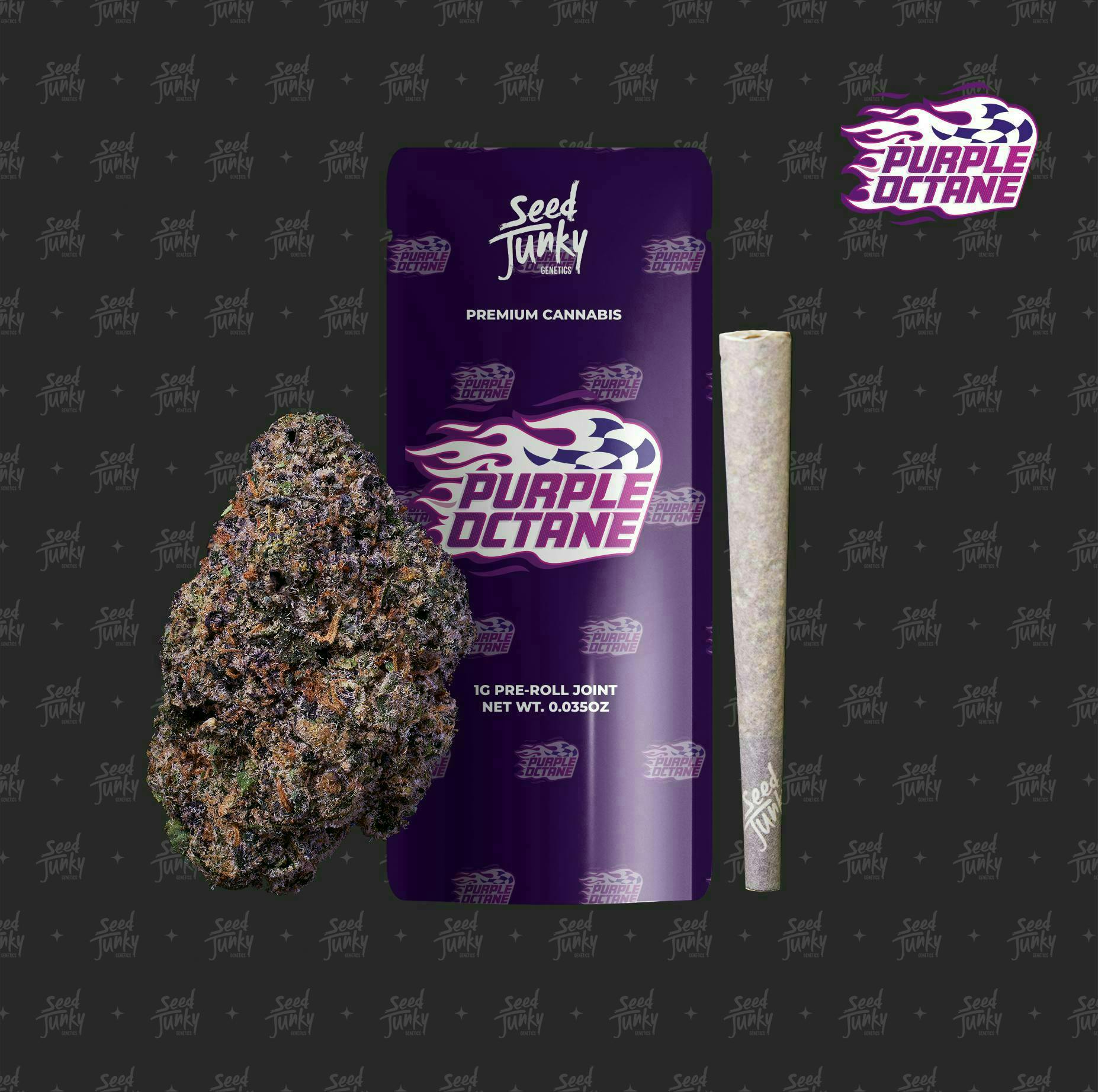 Seed Junky - Purple Octane | Joint | 1g - 1