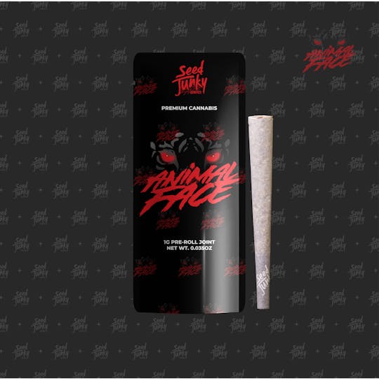 Seed Junky - ANIMAL FACE (1G Pre-Roll) - 1
