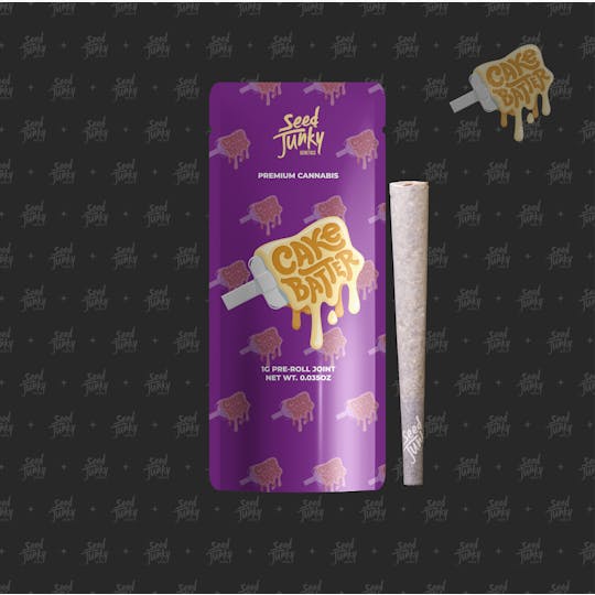 Seed Junky - CAKE BATTER (1G Pre-Roll) - 1