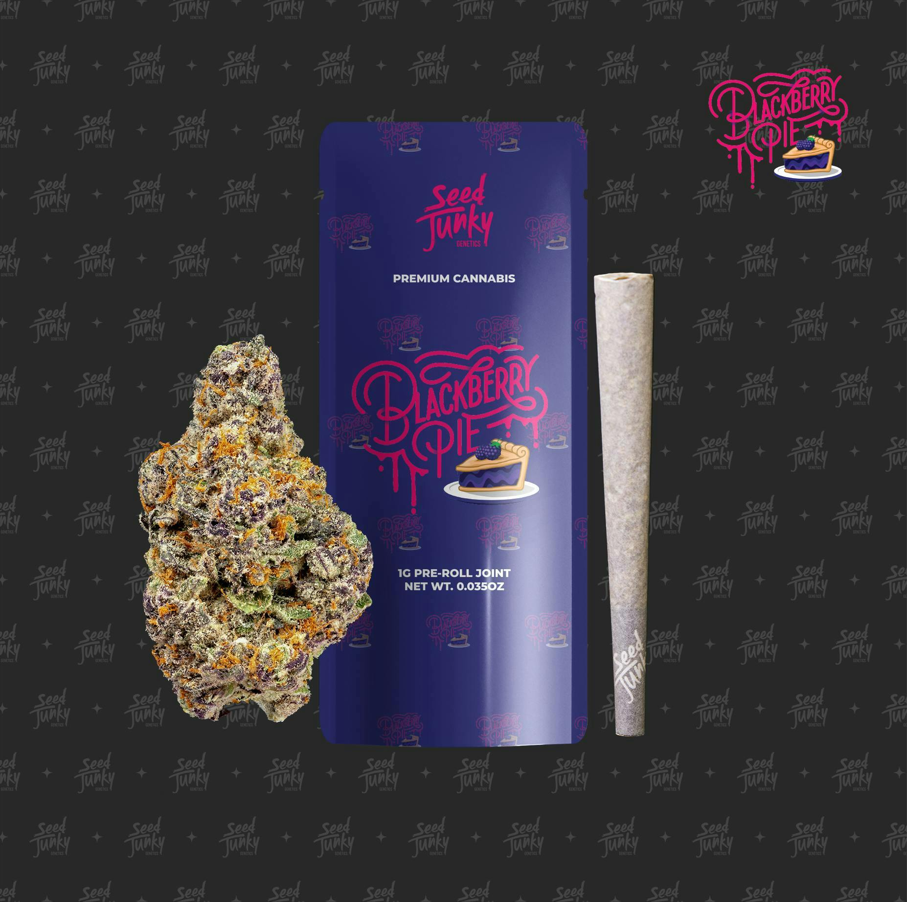 Seed Junky - Seed Junky | Blackberry Pie | Joint | 1g - 1