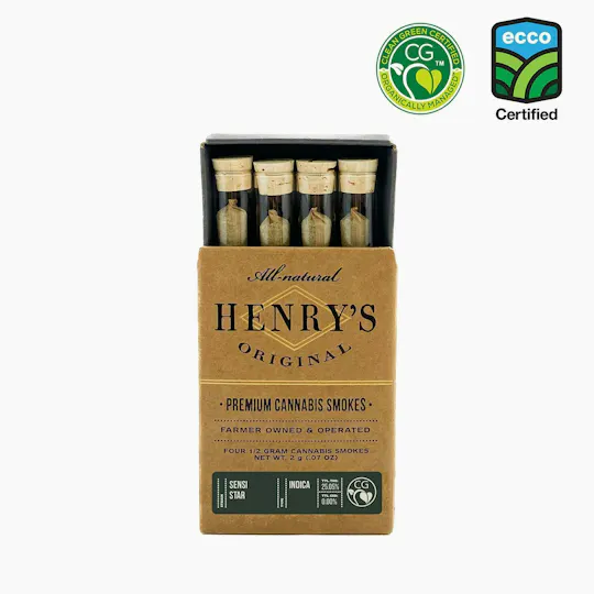 Henry's Original - Henry's Original | Sensi Star | Joints | 0.5g each | 4pk - 1