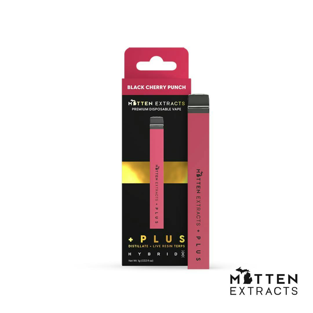 Mitten Extracts - Mitten Extracts | Black Cherry Punch | Plus Disposable | 1g - 1