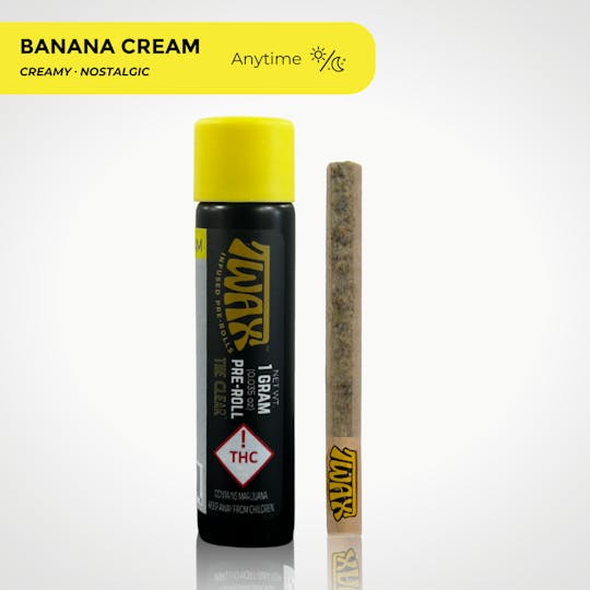 CLEAR Brands - TWAX Infused Pre-roll 1g | Banana Cream - 1