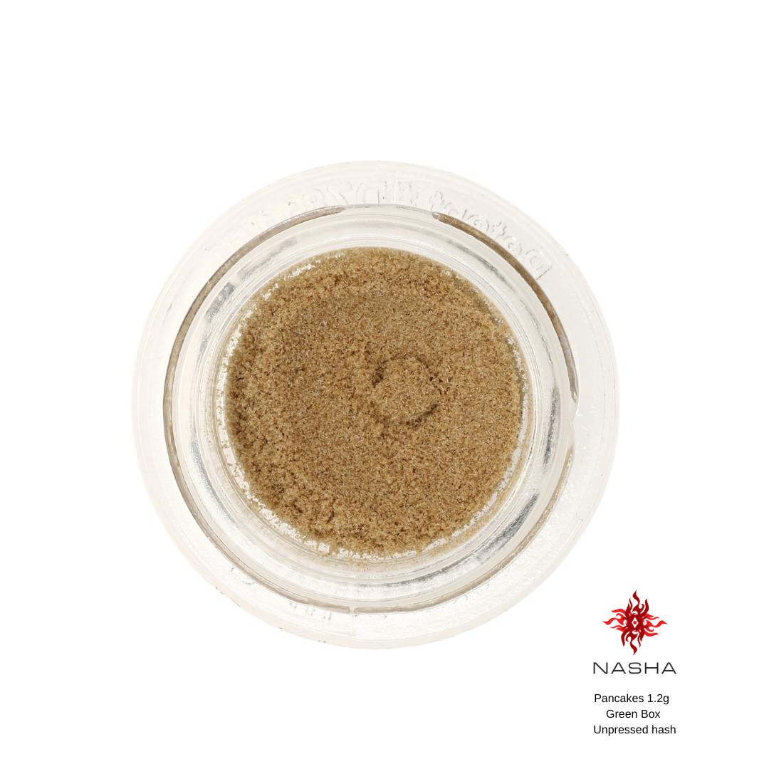 NASHA - Pancakes 1.2g Green Unpressed Hash (Bandwagon Gardens) - 1