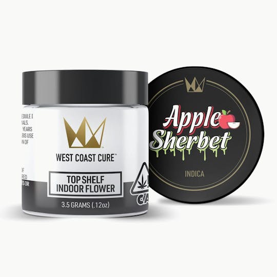 West Coast Cure - Apple Sherbet - 3.5G Top Shelf Indoor Flower - 1