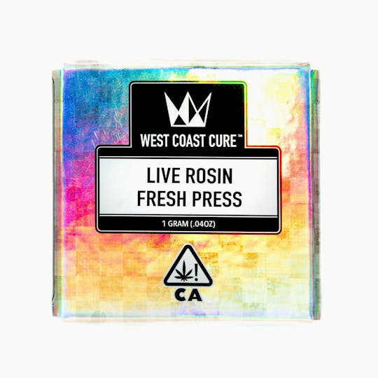 West Coast Cure - Grapes N Cream Live Rosin Fresh Press - 1