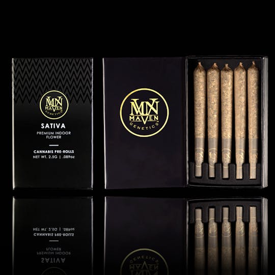 Maven Genetics - Orange Truffle Soufflé x Tropicana Cookies Dual Blend Pre-Roll 5-Pack - 1