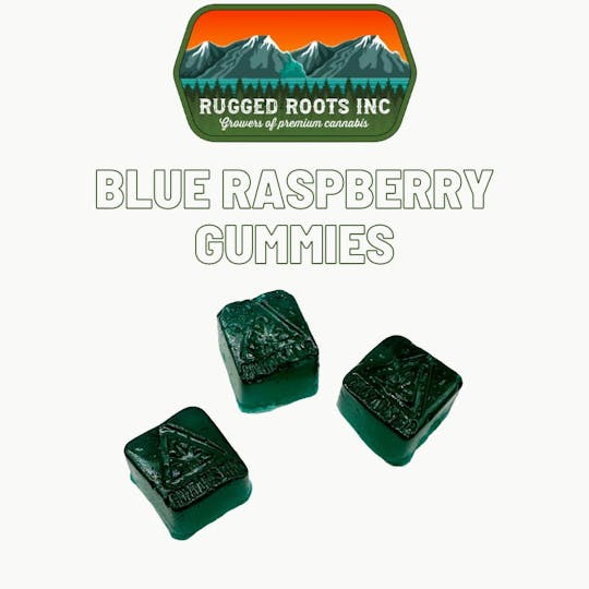 Rugged Roots - Rugged Roots+Tripp's - Blue Raspberry Gummies 100mg - 1
