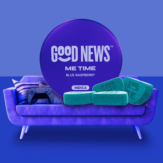 Good News - Good News Me Time Blue Raspberry Gummies - 1