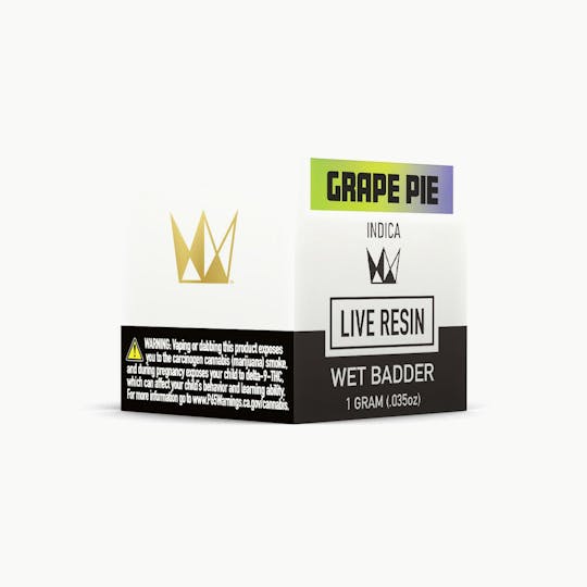 West Coast Cure - Grape Pie Live Resin Wet Badder - 1