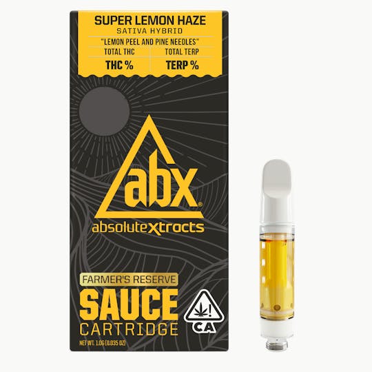 ABX / absoluteXtracts - ABX - Super Lemon Haze Farmer's Reserve Sauce Cartridge - 1g - 1