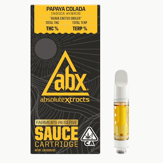 ABX / absoluteXtracts - ABX - Papaya Colada Farmer's Reserve Sauce Cartridge - 1g - 1