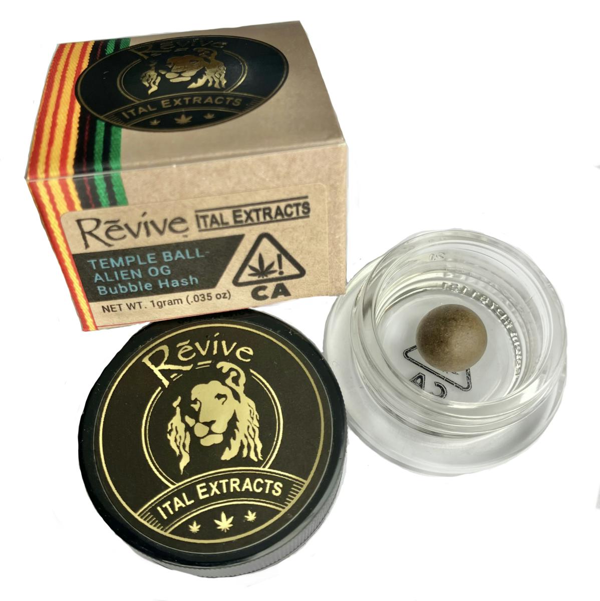 Revive Pure Life - Temple Ball- Alien OG Bubble Hash - 1
