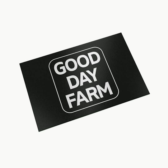 GOOD DAY FARM - GDF: Merch | Dab Mat | 12x8 - 1