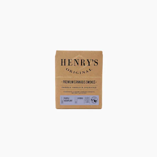 Henry's Original - Henry's Original | Purple Hashplant | Joints | 0.5g each | 14pk - 1