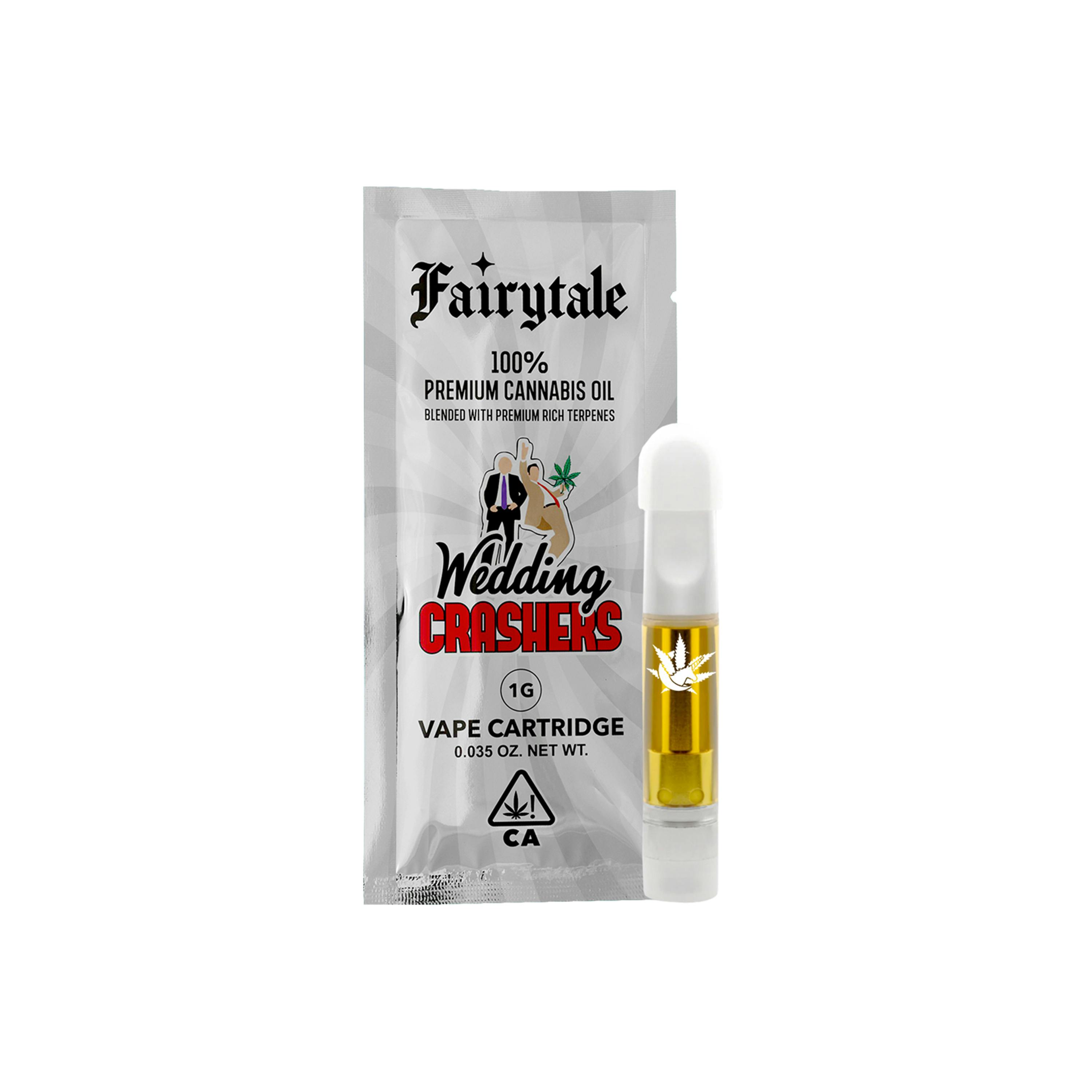 Fairytale - FAIRYTALE | 1 Gram Vape Cartridge- Wedding Crashers - 82% THC - 1