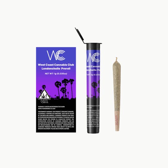 West Coast Cannabis Club - WCCC | Londonchello Preroll 1g - 1