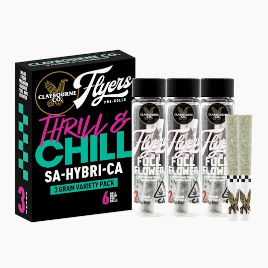 Claybourne Co. - Thrill & Chill Sa-Hybri-Ca Variety Pack (3g) - 1
