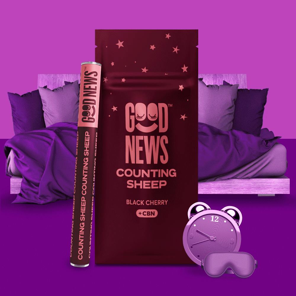 Good News - Counting Sheep Black Cherry | Indica Disposable [500mg] - 1