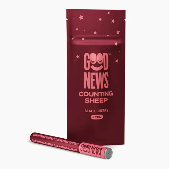 Good News - Good News | Counting Sheep Black Cherry | Disposable | 0.5g - 1