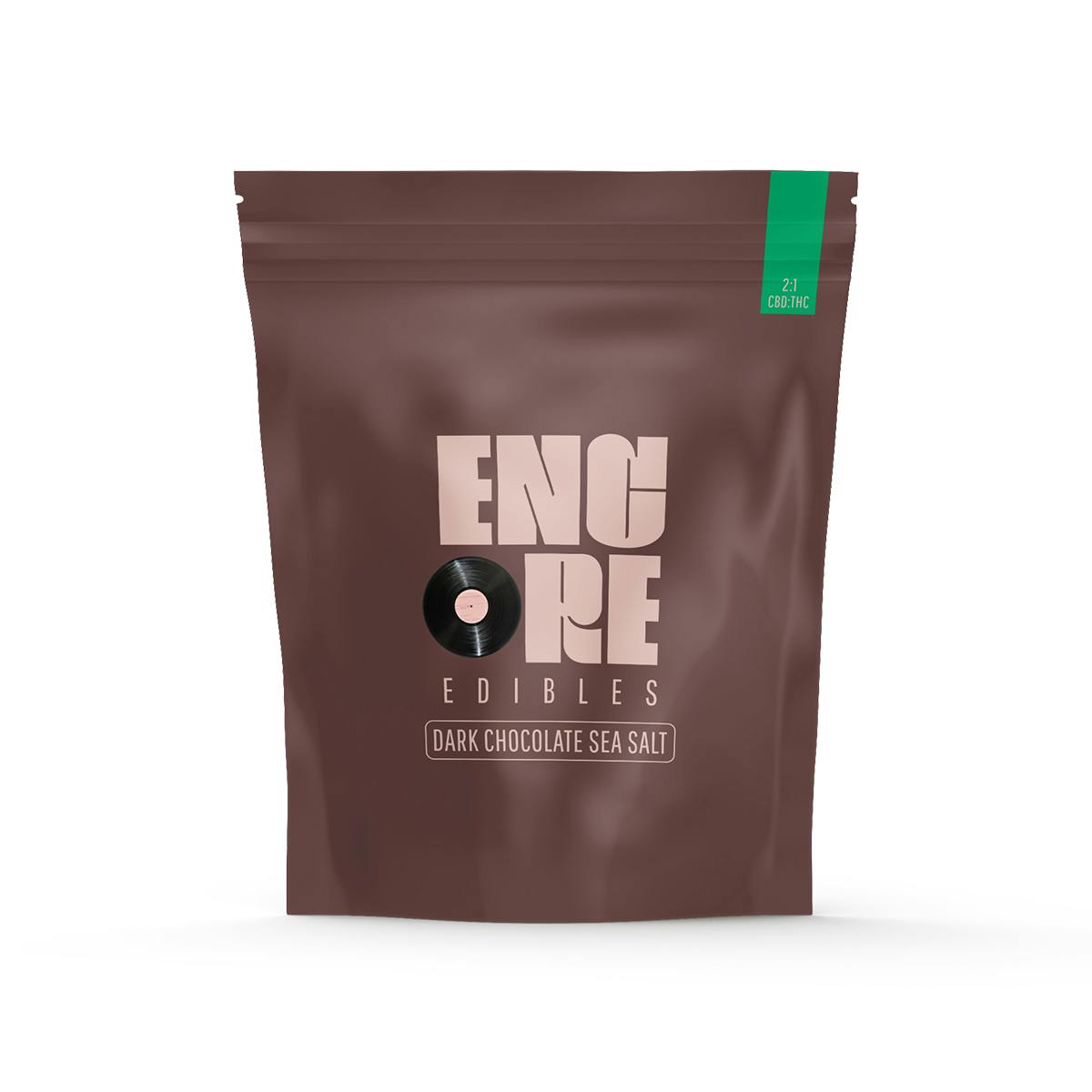 Encore Edibles - 2:1 Dark Chocolate Sea Salt CBD:THC [20pk] (200mg CBD/100mg THC) - 1