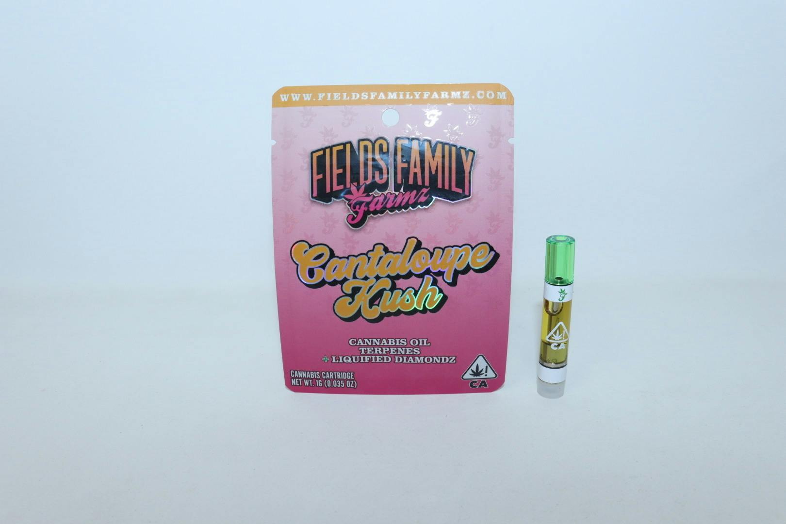 Fields Family Farmz - Cantaloupe Kush 1g Liquified Diamondz THC-A Cartridge - 1