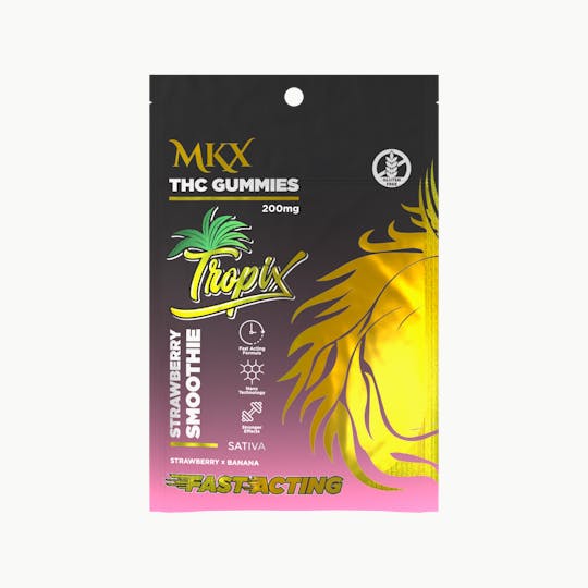 MKX Oil Co - MKX Tropix Gummies (Strawberry Smoothie) 200mg - 1