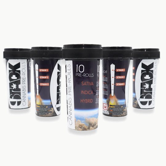 Pharmicated - Stack 10-1g Pre-Rolls - Shark Widow / Frosted Sherbert / Crushed Grape (H) - 1