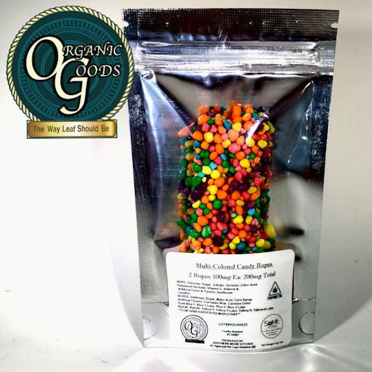 Organic Goods - OG Fruity Candy Rope w/Hash Rosin and Premium Concentrate 200 MG - 1