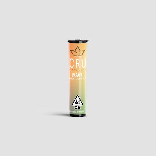 CRU Cannabis - Papaya (0.5G Pre-Roll) - 1