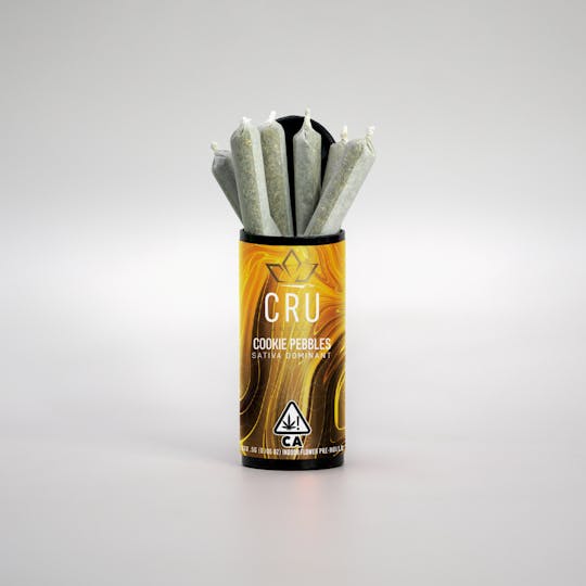 CRU Cannabis - Cookie Pebbles (0.5 G Pre-Roll 6 pack) - 1