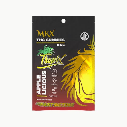 MKX Oil Co - MKX Tropix Gummies (Applelicious) 100mg - 1