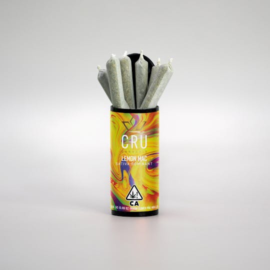 CRU Cannabis - Lemon Mac (0.5 G Pre-Roll 6 pack) - 1
