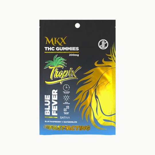 MKX Oil Co - MKX Tropix Gummies (Blue Fever) 200mg - 1