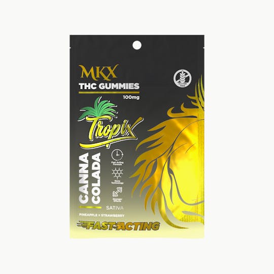 MKX Oil Co - MKX Tropix Gummies (Canna Colada) 100mg - 1