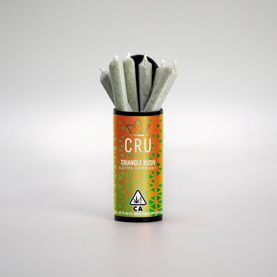 CRU Cannabis - Triangle Kush (0.5G Pre-Roll 6 pack) - 1