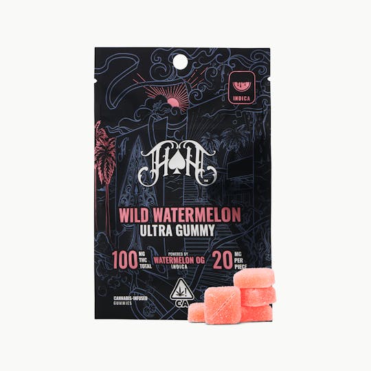 Heavy Hitters - Wild Watermelon | Indica - Ultra Pure Gummies - 100mg THC - 1