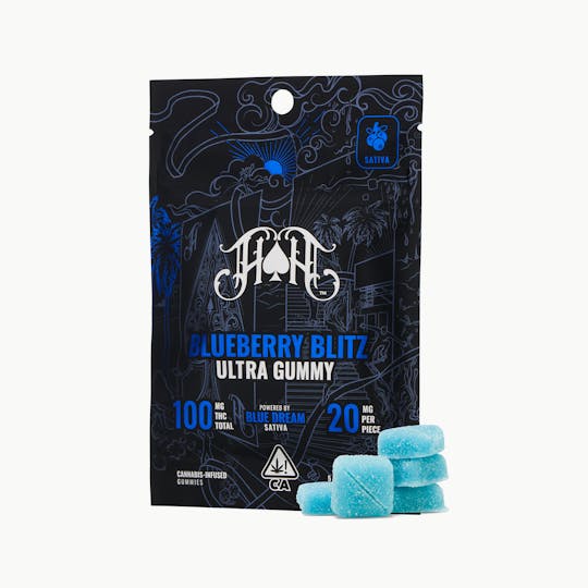 Heavy Hitters - Blueberry Blitz | Sativa - Ultra Pure Gummies - 100mg THC - 1