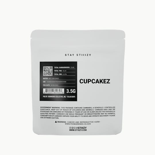 STIIIZY - - CUPCAKEZ - 3.5G White Label Mylar - 1