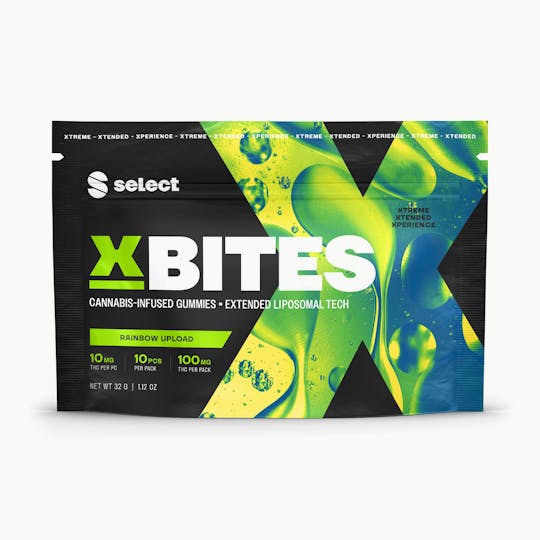 Select - Rainbow Upload X Bites 10pk (100mg) - 1
