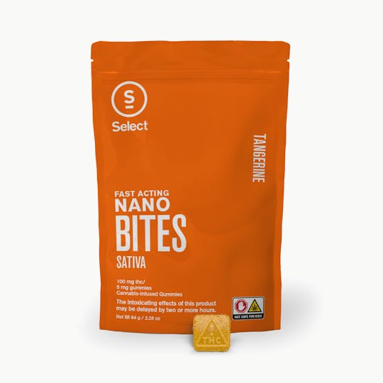 Select - Tangerine Nano Bites 20pk (100mg) | Sativa - 1