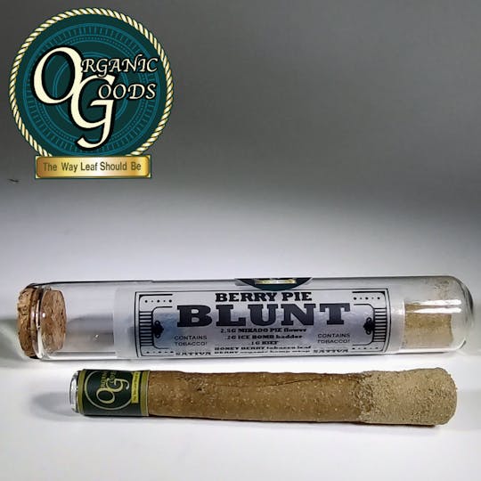 Organic Goods - Organic Goods Blunt Dipped in Badder & Kief Berry Pie 2.8 G - 1