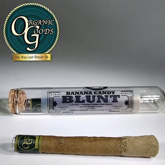 Organic Goods - Organic Goods TF Blunt Dipped in Badder and Kief Banana Candy 2.8 G - 1