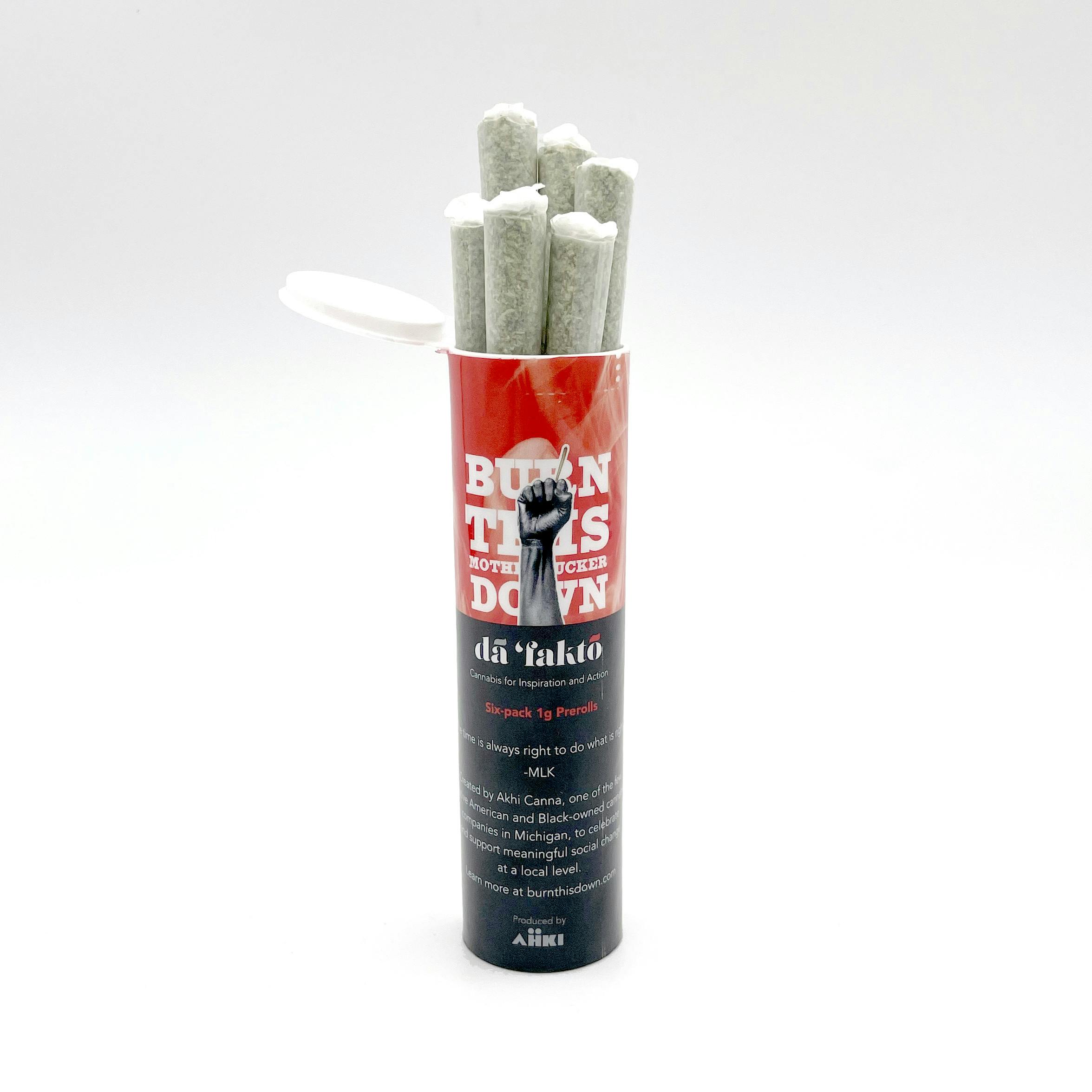 Da Fakto - Ice Cream Cake Pre-Roll 6 Pack - 1