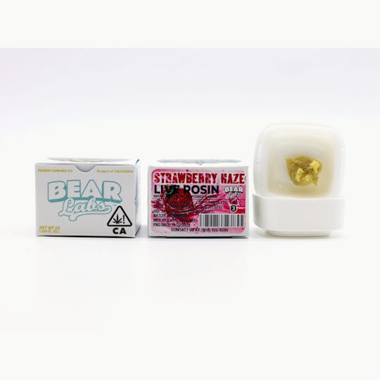 Bear Labs - Strawberry Haze T3 Live Rosin - 1g - 1