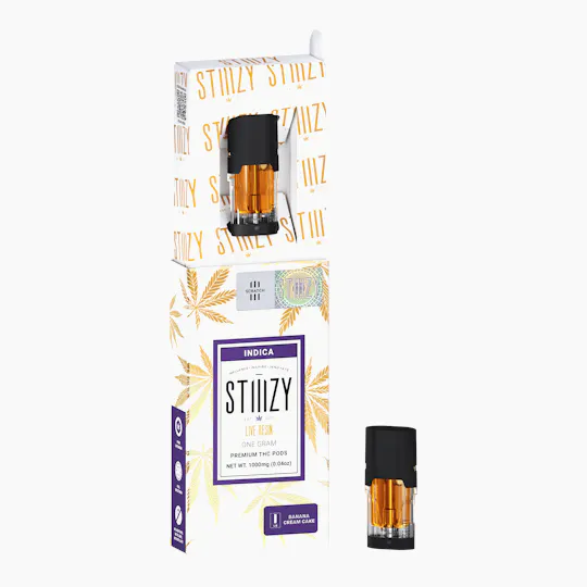 STIIIZY - Vape Cartridge - BANANA CREAM CAKE 1G Live Resin Pod - STIIIZY - 1