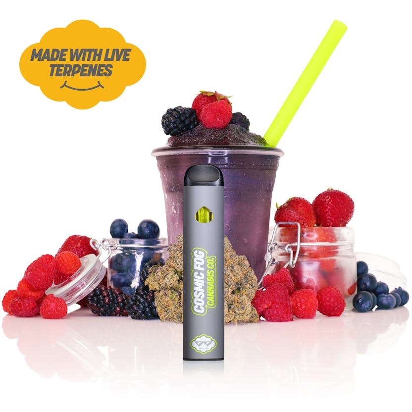 Cosmic Fog Cannabis Co Cosmic Fog Purp Slurp 1G Live Resin Disposable Pen (Indica) Weedmaps