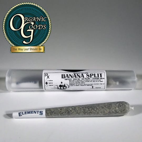 Organic Goods - Banana Split Pre-Roll 1g - 1