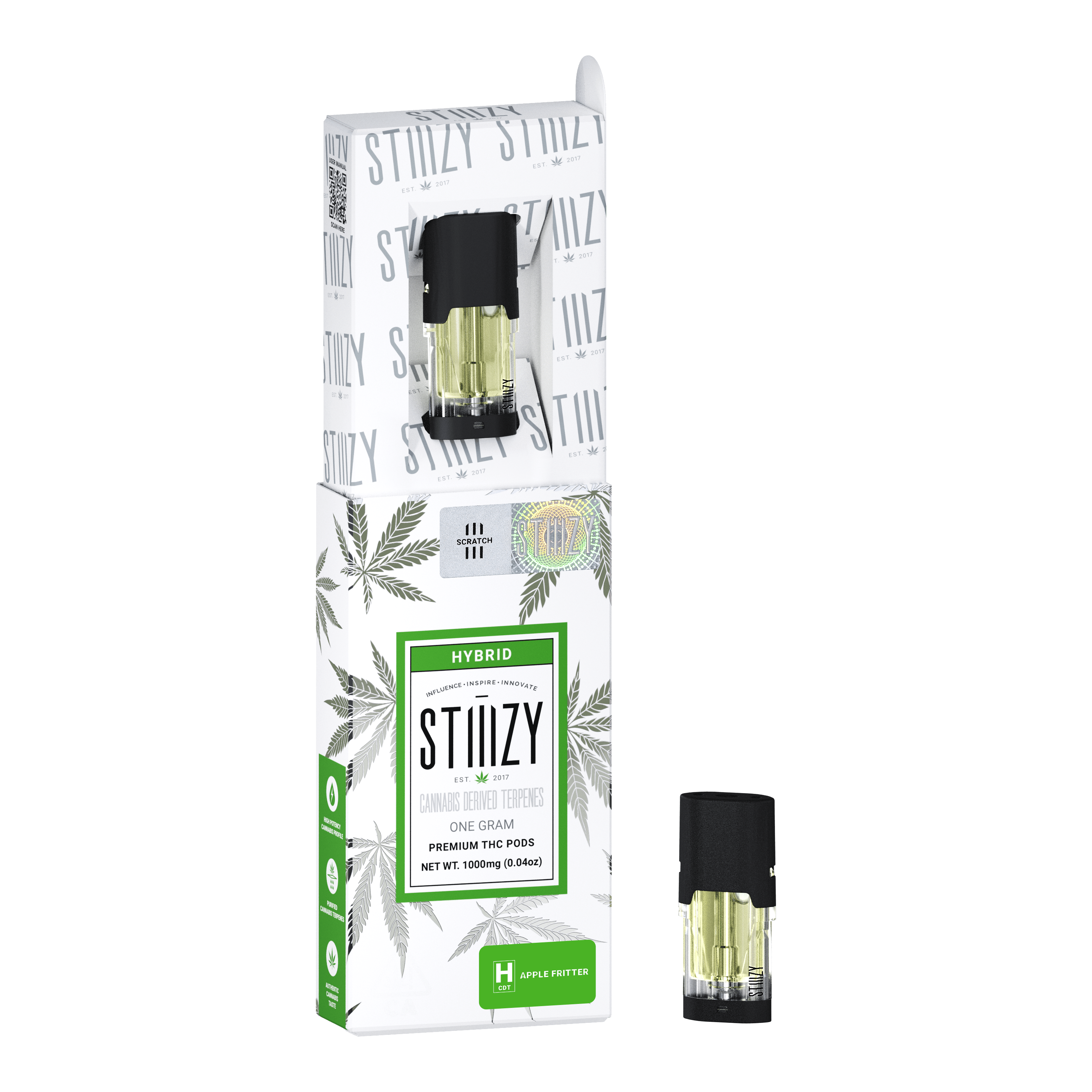 STIIIZY - Vape Cartridge - APPLE FRITTER 1G CDT Pod - STIIIZY - 1