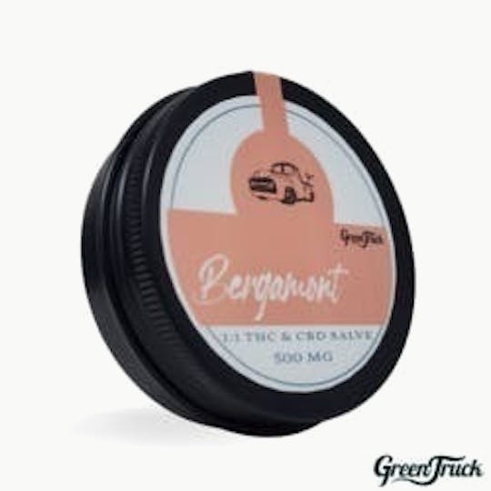 Green Truck - 1:1 THC/CBD Salve - Bergamot (500 MG THC/500 MG CBD) - 1